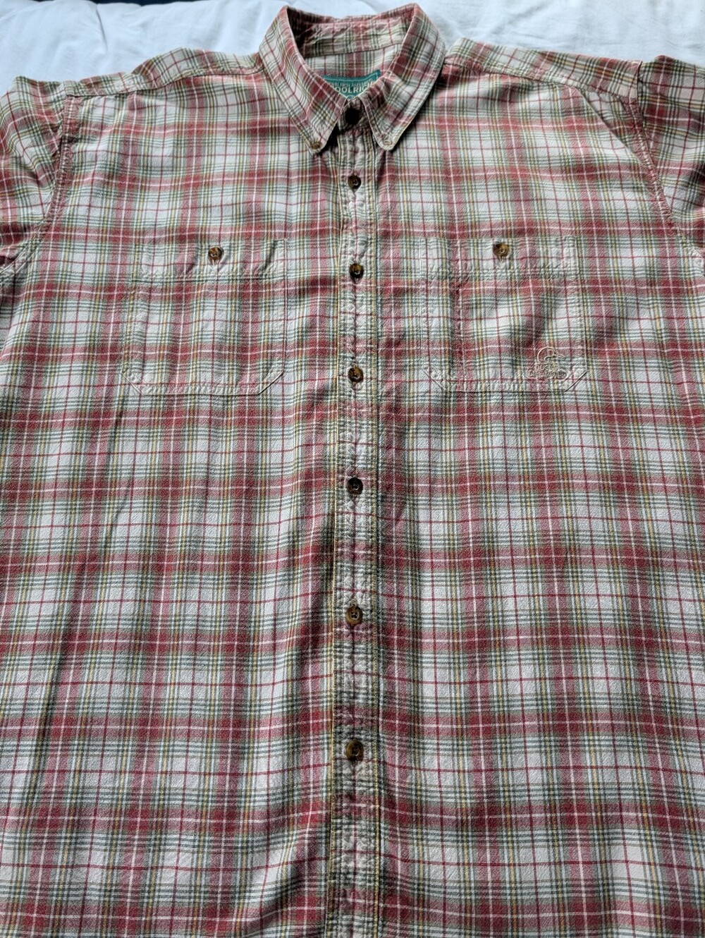 John Rich & Bros Woolrich Ducks Unlimited Men's Button Up Shirt. Size 2XL